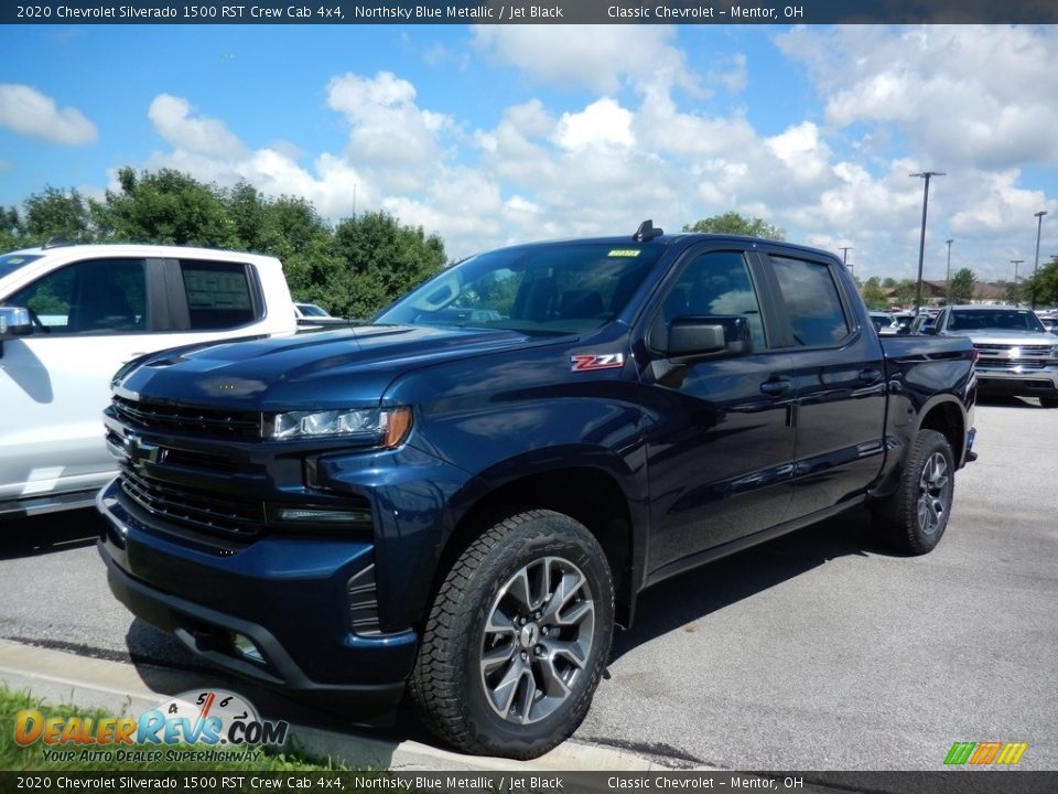 2020 Chevrolet Silverado 1500 RST Crew Cab 4x4 Northsky Blue Metallic / Jet Black Photo #1