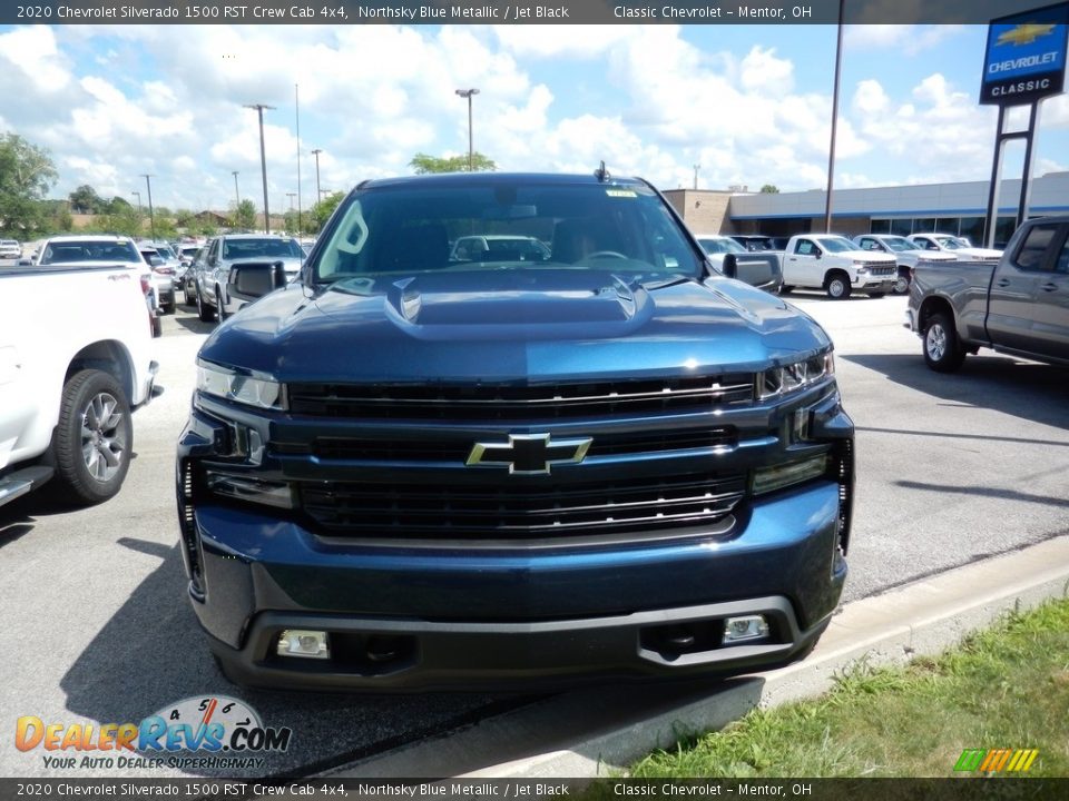 2020 Chevrolet Silverado 1500 RST Crew Cab 4x4 Northsky Blue Metallic / Jet Black Photo #2