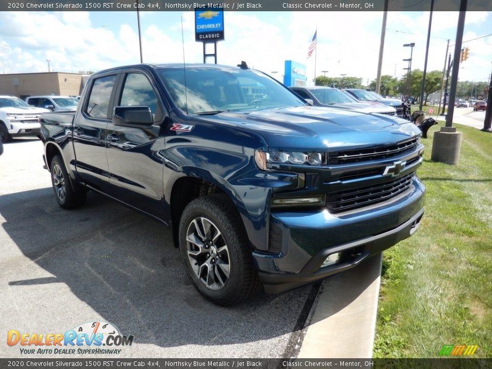 2020 Chevrolet Silverado 1500 RST Crew Cab 4x4 Northsky Blue Metallic / Jet Black Photo #3