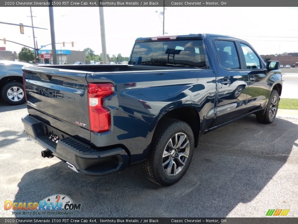 2020 Chevrolet Silverado 1500 RST Crew Cab 4x4 Northsky Blue Metallic / Jet Black Photo #4