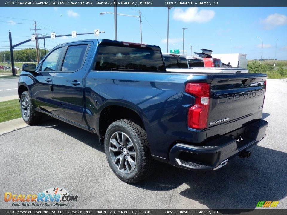 2020 Chevrolet Silverado 1500 RST Crew Cab 4x4 Northsky Blue Metallic / Jet Black Photo #5