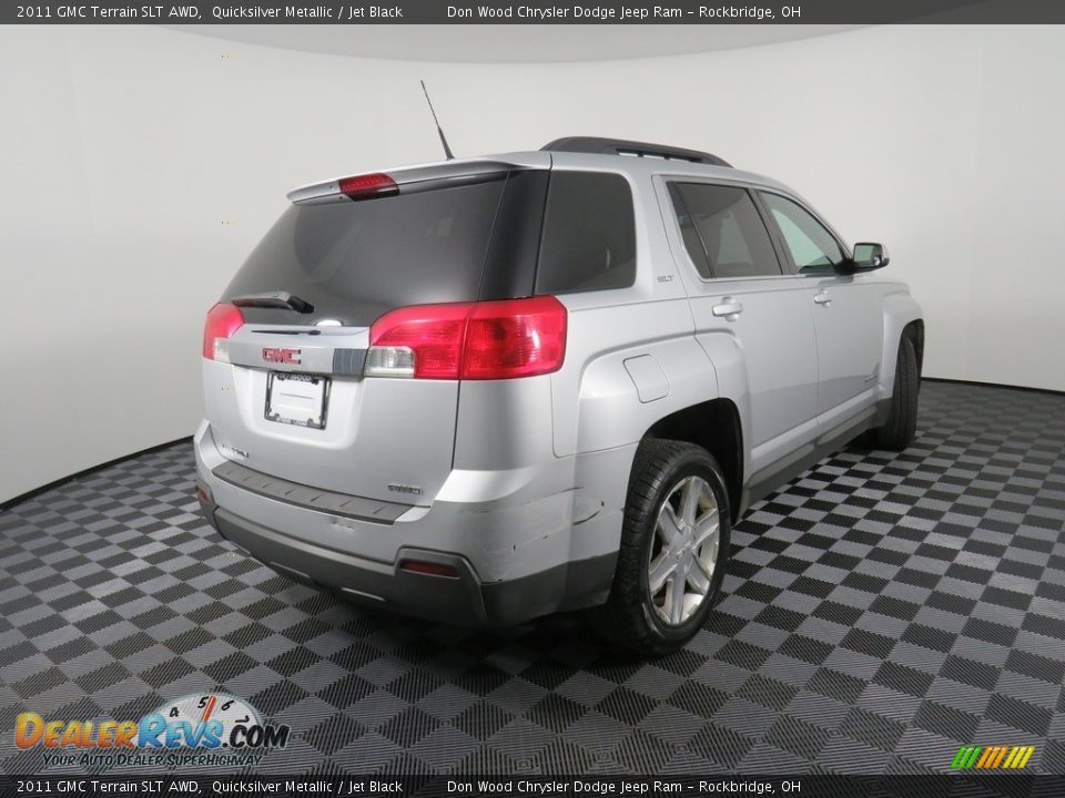 2011 GMC Terrain SLT AWD Quicksilver Metallic / Jet Black Photo #16
