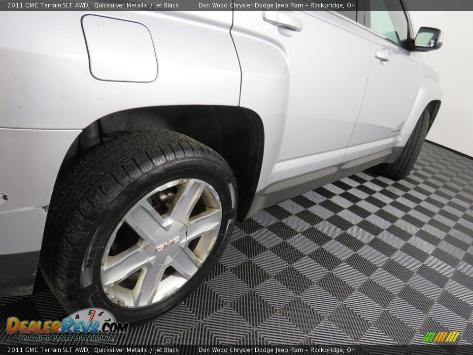 2011 GMC Terrain SLT AWD Quicksilver Metallic / Jet Black Photo #17