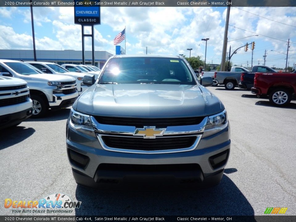 2020 Chevrolet Colorado WT Extended Cab 4x4 Satin Steel Metallic / Ash Gray/Jet Black Photo #2