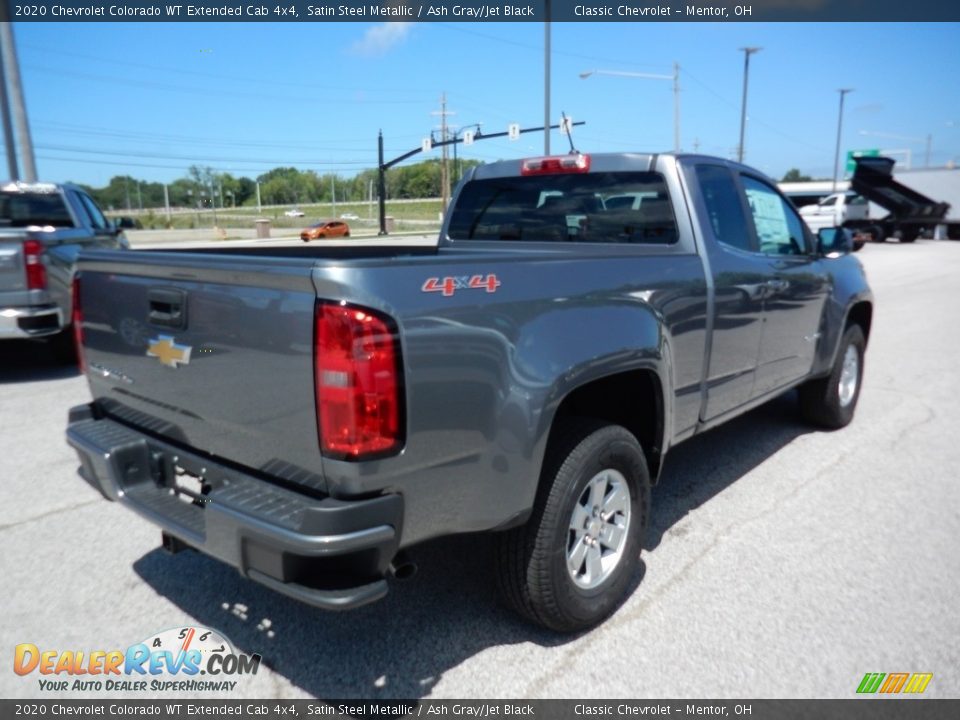 2020 Chevrolet Colorado WT Extended Cab 4x4 Satin Steel Metallic / Ash Gray/Jet Black Photo #4