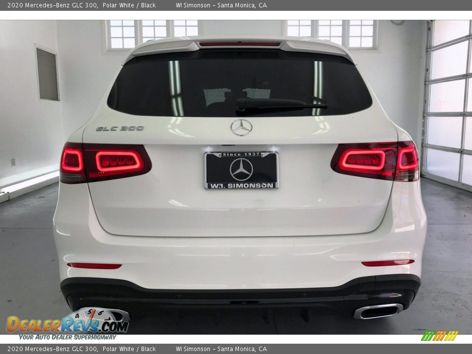 2020 Mercedes-Benz GLC 300 Polar White / Black Photo #3