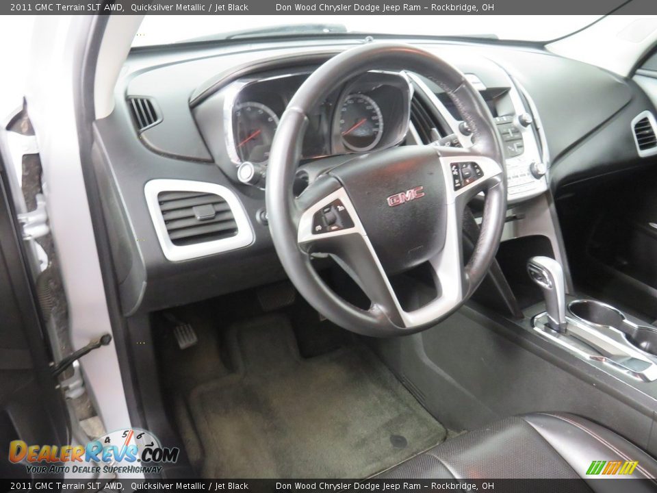2011 GMC Terrain SLT AWD Quicksilver Metallic / Jet Black Photo #21