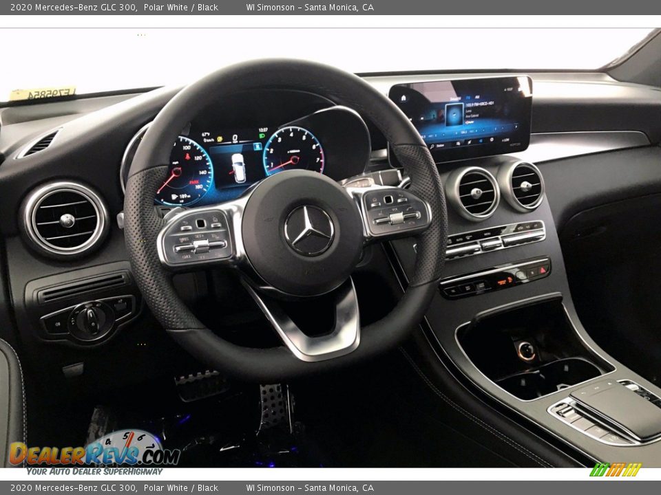2020 Mercedes-Benz GLC 300 Polar White / Black Photo #4