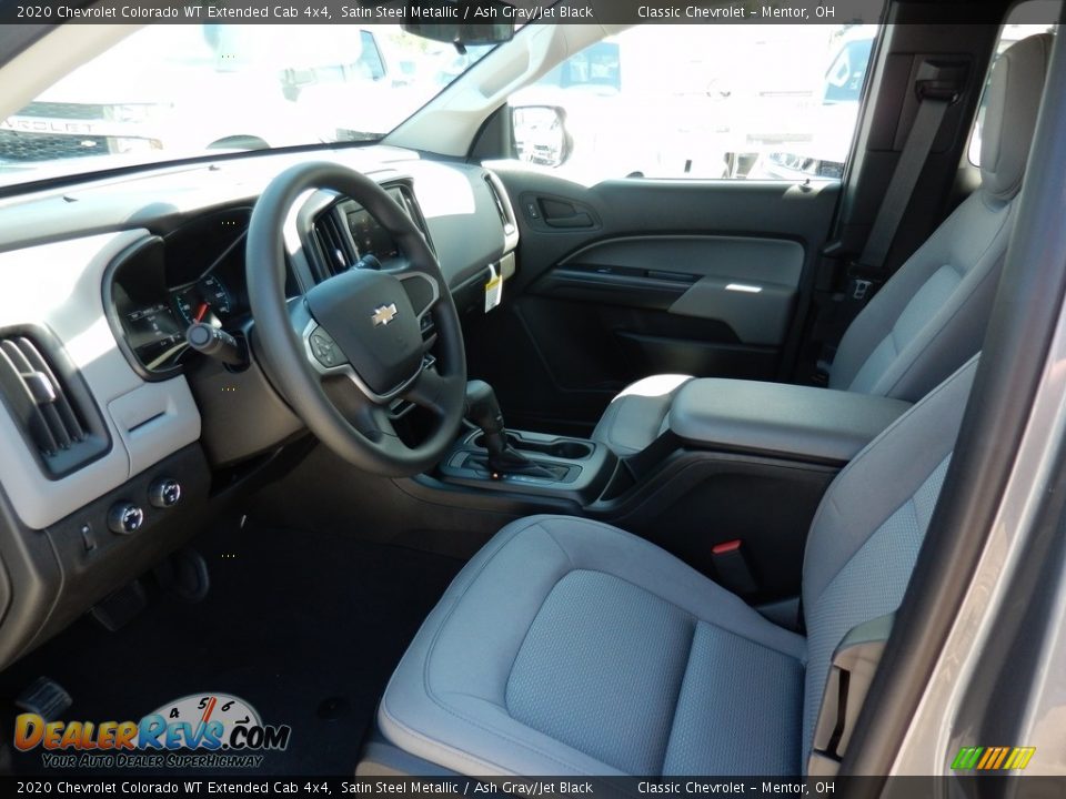 2020 Chevrolet Colorado WT Extended Cab 4x4 Satin Steel Metallic / Ash Gray/Jet Black Photo #7