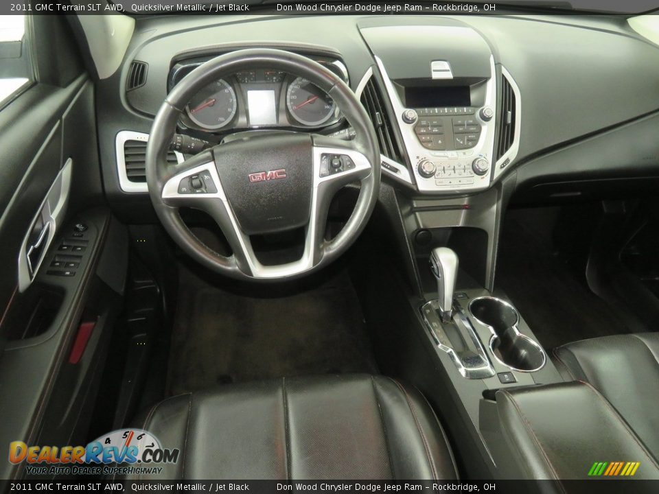 2011 GMC Terrain SLT AWD Quicksilver Metallic / Jet Black Photo #25