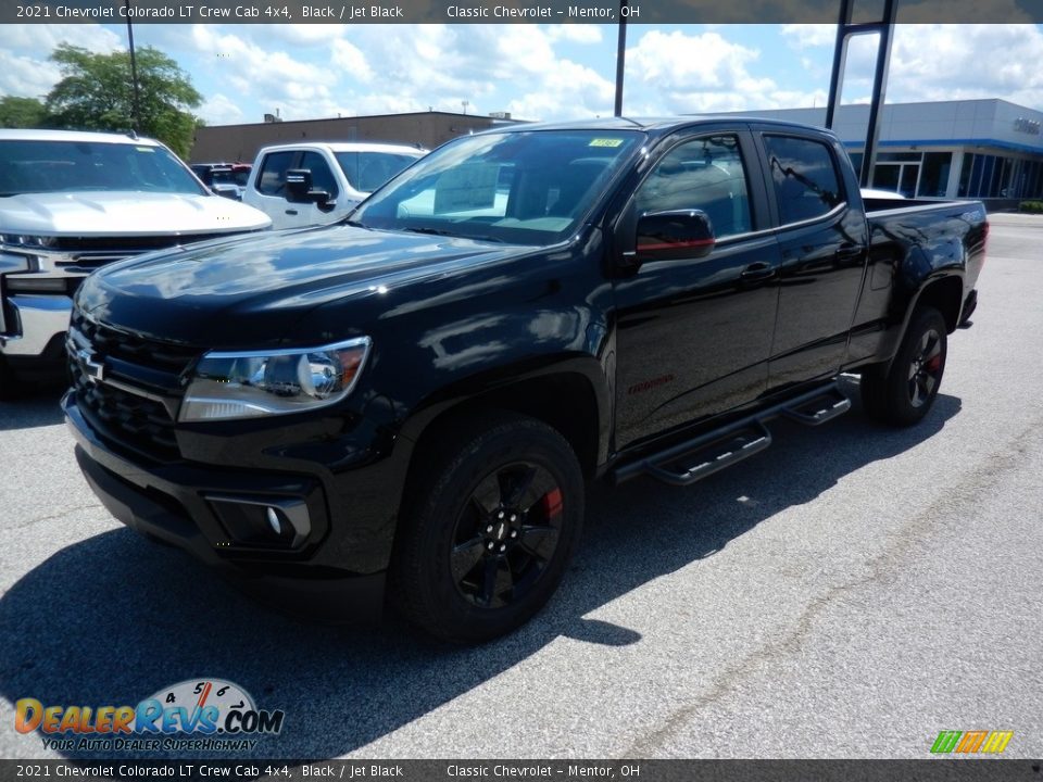 2021 Chevrolet Colorado LT Crew Cab 4x4 Black / Jet Black Photo #1