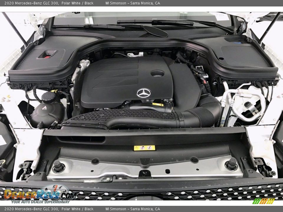 2020 Mercedes-Benz GLC 300 Polar White / Black Photo #8
