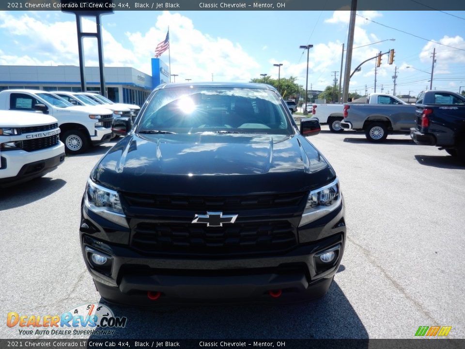 2021 Chevrolet Colorado LT Crew Cab 4x4 Black / Jet Black Photo #2