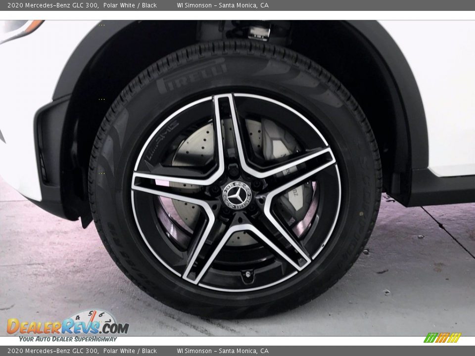 2020 Mercedes-Benz GLC 300 Polar White / Black Photo #9