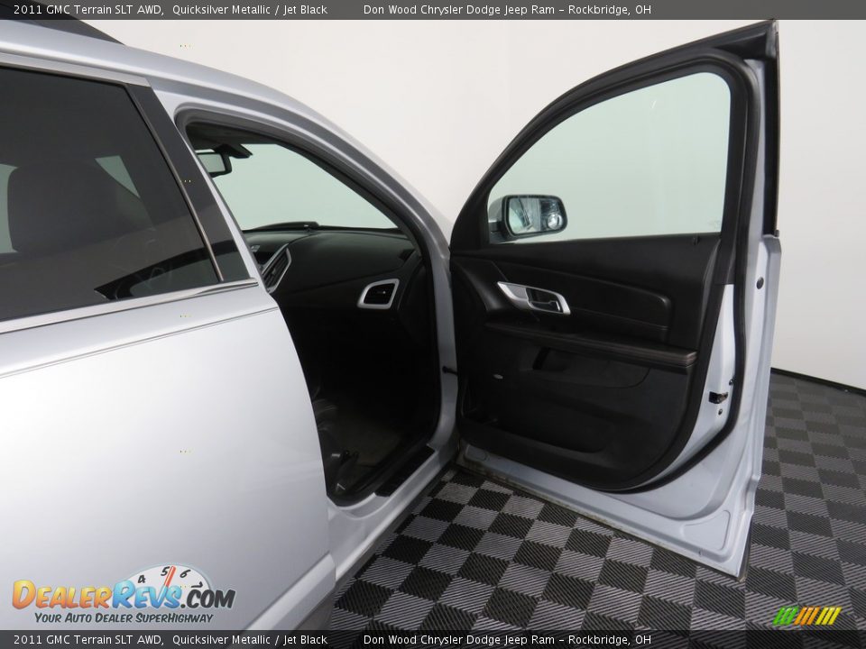 2011 GMC Terrain SLT AWD Quicksilver Metallic / Jet Black Photo #28