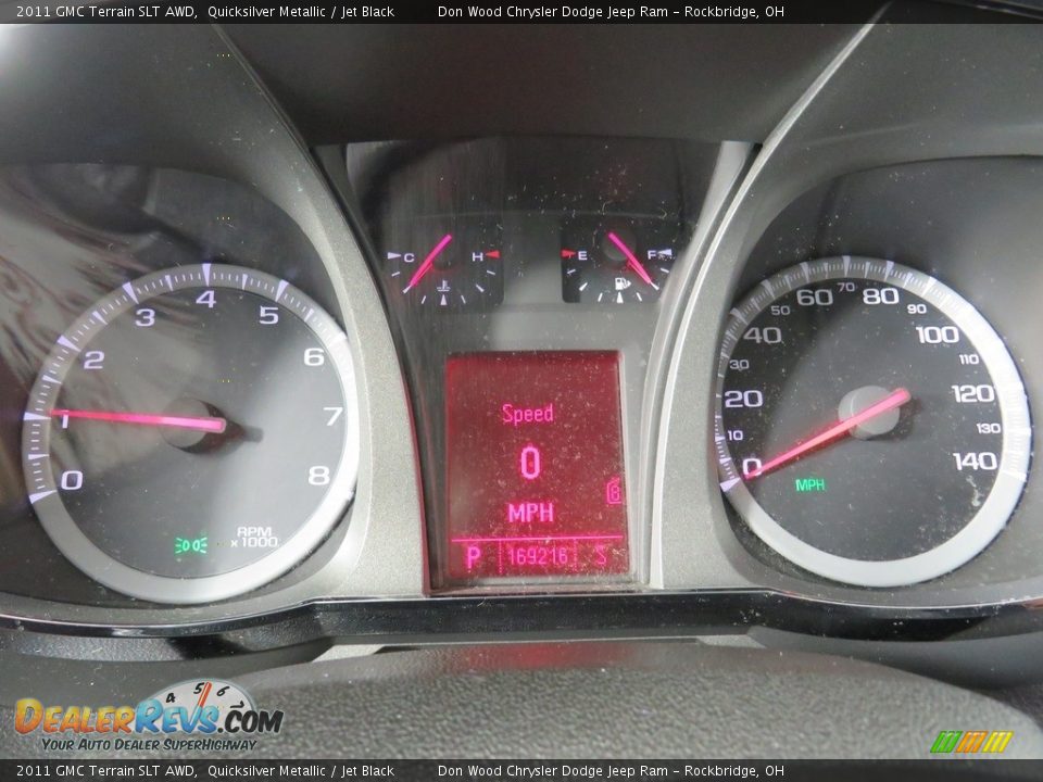2011 GMC Terrain SLT AWD Quicksilver Metallic / Jet Black Photo #31