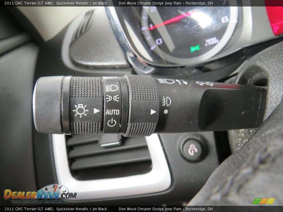 2011 GMC Terrain SLT AWD Quicksilver Metallic / Jet Black Photo #33