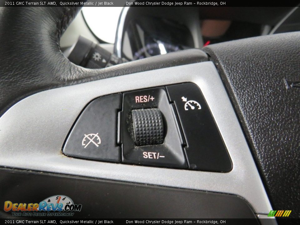2011 GMC Terrain SLT AWD Quicksilver Metallic / Jet Black Photo #34