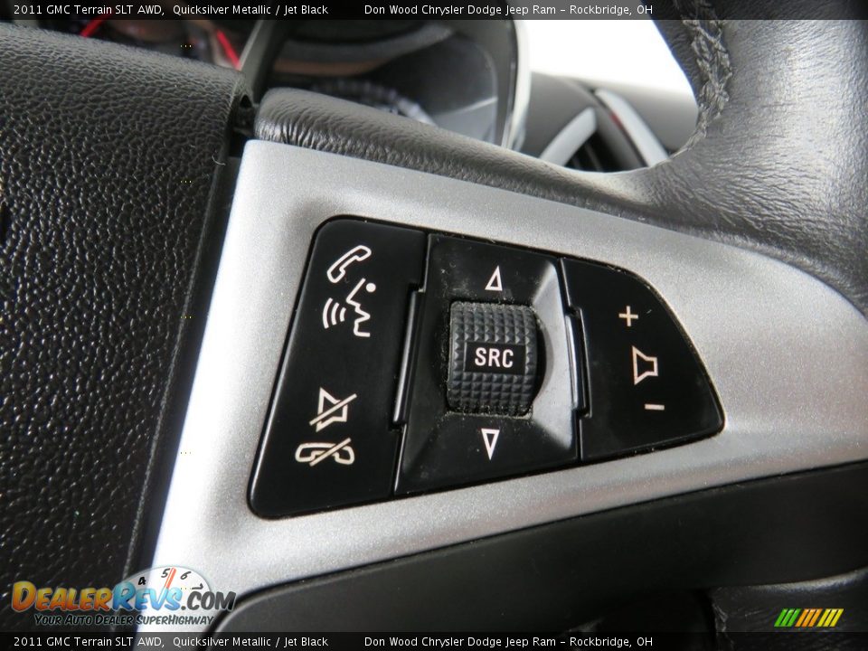 2011 GMC Terrain SLT AWD Quicksilver Metallic / Jet Black Photo #35