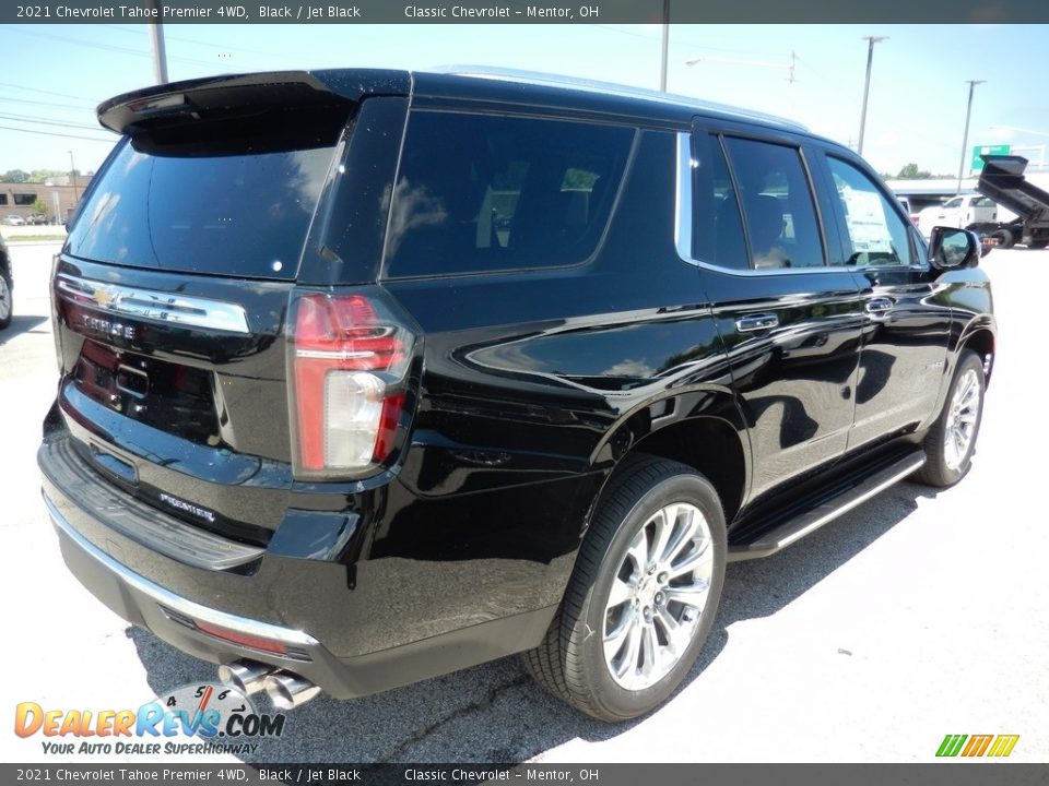 2021 Chevrolet Tahoe Premier 4WD Black / Jet Black Photo #4