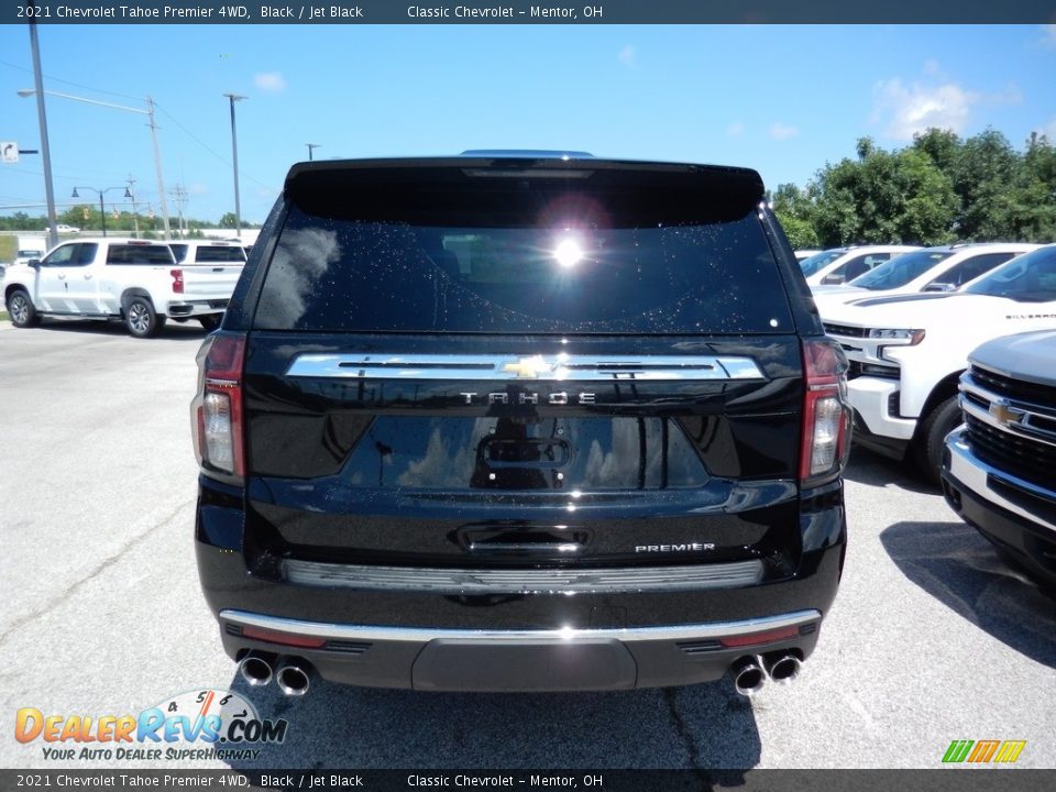 2021 Chevrolet Tahoe Premier 4WD Black / Jet Black Photo #5