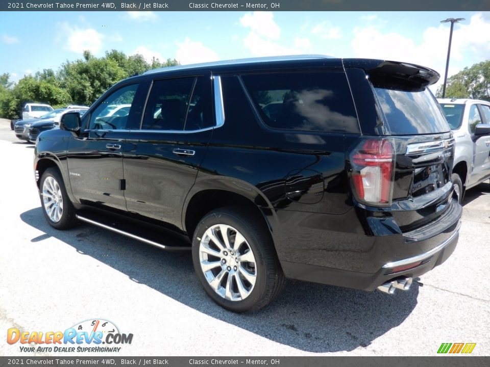 2021 Chevrolet Tahoe Premier 4WD Black / Jet Black Photo #6