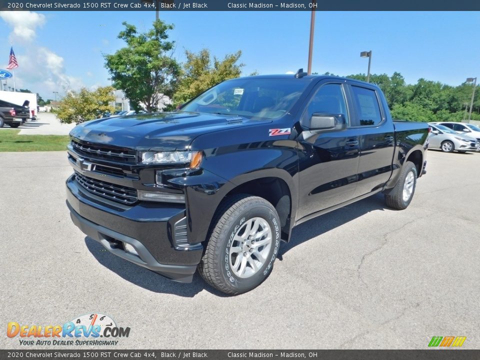 2020 Chevrolet Silverado 1500 RST Crew Cab 4x4 Black / Jet Black Photo #5