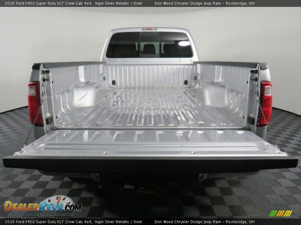 2016 Ford F450 Super Duty XLT Crew Cab 4x4 Ingot Silver Metallic / Steel Photo #13