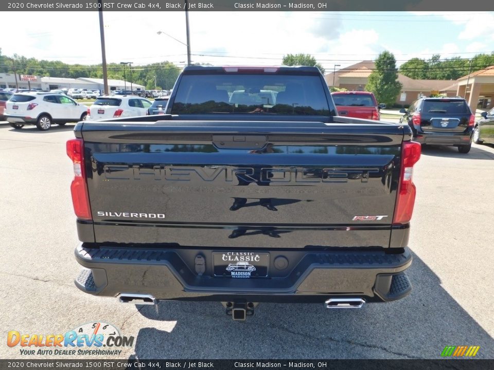 2020 Chevrolet Silverado 1500 RST Crew Cab 4x4 Black / Jet Black Photo #8