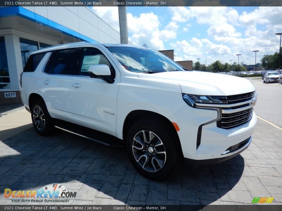 Summit White 2021 Chevrolet Tahoe LT 4WD Photo #3