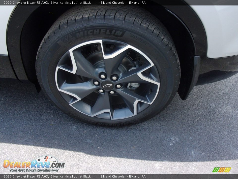 2020 Chevrolet Blazer RS AWD Silver Ice Metallic / Jet Black Photo #10