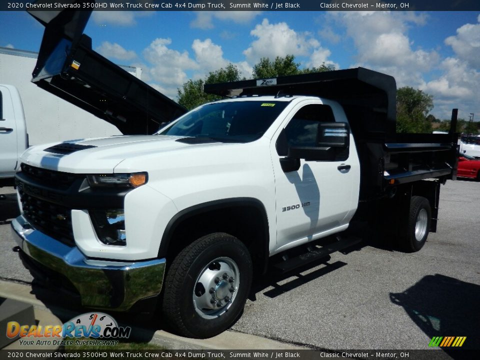 2020 Chevrolet Silverado 3500HD Work Truck Crew Cab 4x4 Dump Truck Summit White / Jet Black Photo #1