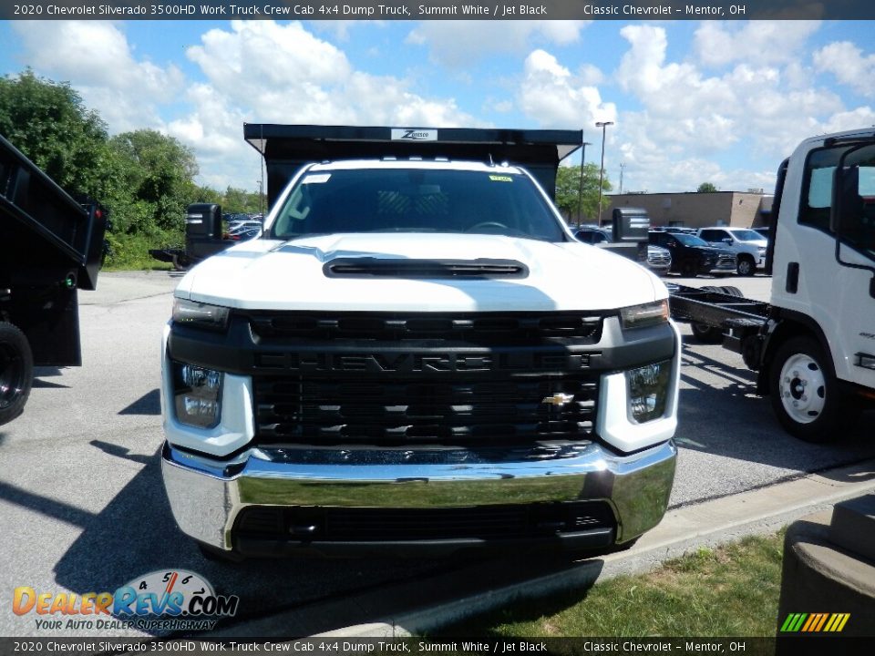 2020 Chevrolet Silverado 3500HD Work Truck Crew Cab 4x4 Dump Truck Summit White / Jet Black Photo #2
