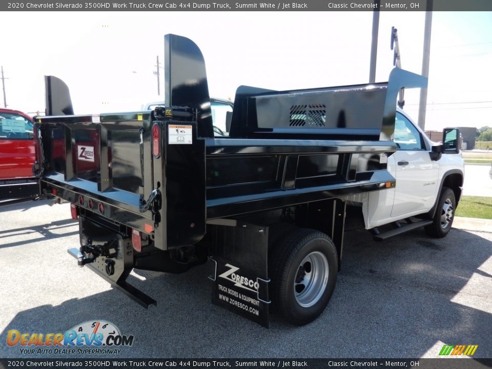 2020 Chevrolet Silverado 3500HD Work Truck Crew Cab 4x4 Dump Truck Summit White / Jet Black Photo #4