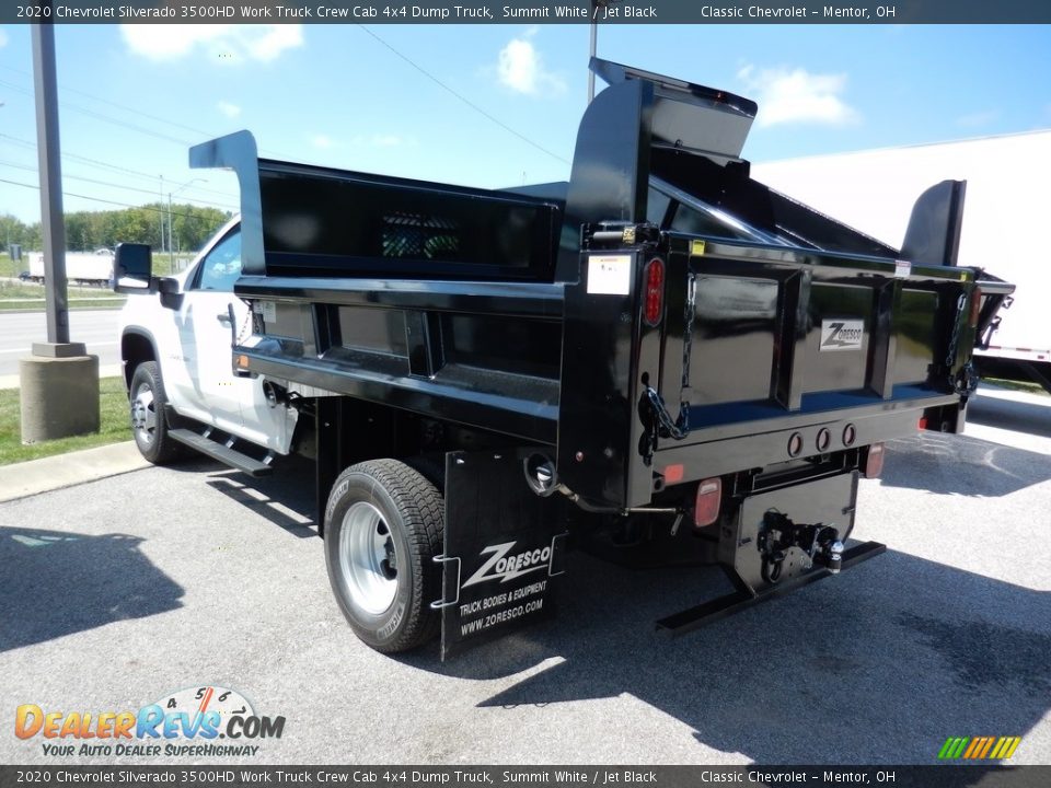 2020 Chevrolet Silverado 3500HD Work Truck Crew Cab 4x4 Dump Truck Summit White / Jet Black Photo #5