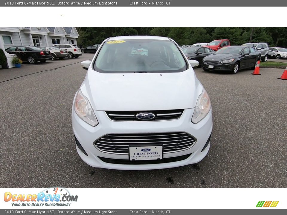 2013 Ford C-Max Hybrid SE Oxford White / Medium Light Stone Photo #2