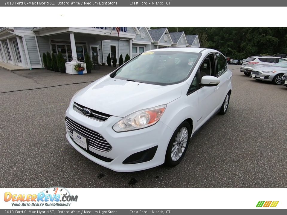 2013 Ford C-Max Hybrid SE Oxford White / Medium Light Stone Photo #3