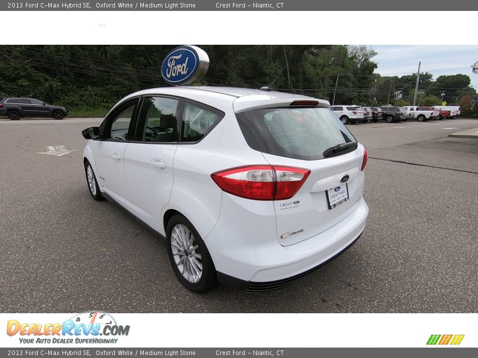 2013 Ford C-Max Hybrid SE Oxford White / Medium Light Stone Photo #5