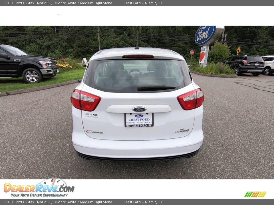 2013 Ford C-Max Hybrid SE Oxford White / Medium Light Stone Photo #6