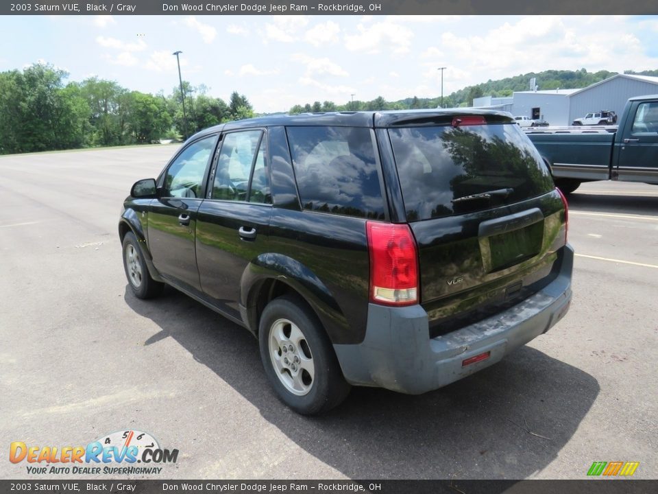 2003 Saturn VUE Black / Gray Photo #10