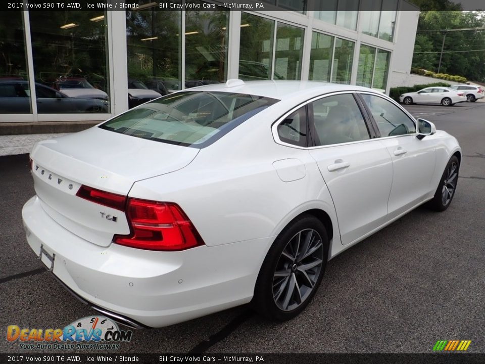 2017 Volvo S90 T6 AWD Ice White / Blonde Photo #3