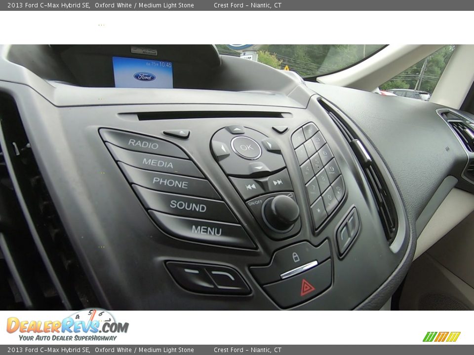 2013 Ford C-Max Hybrid SE Oxford White / Medium Light Stone Photo #15