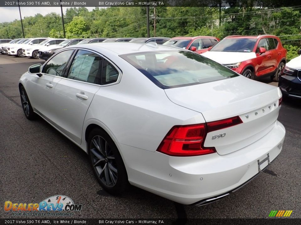 2017 Volvo S90 T6 AWD Ice White / Blonde Photo #5