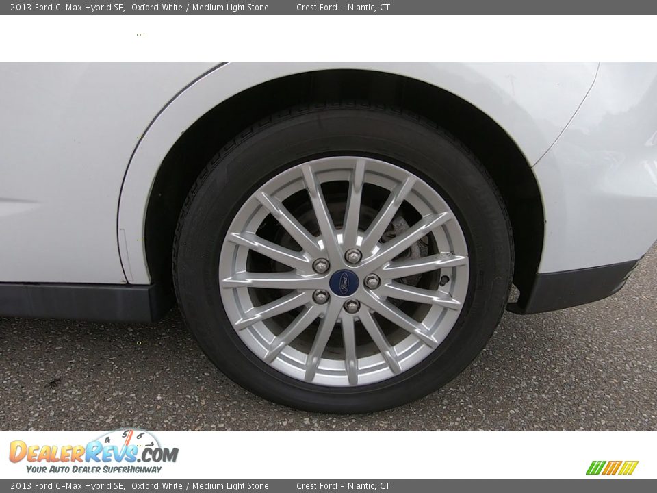 2013 Ford C-Max Hybrid SE Oxford White / Medium Light Stone Photo #19