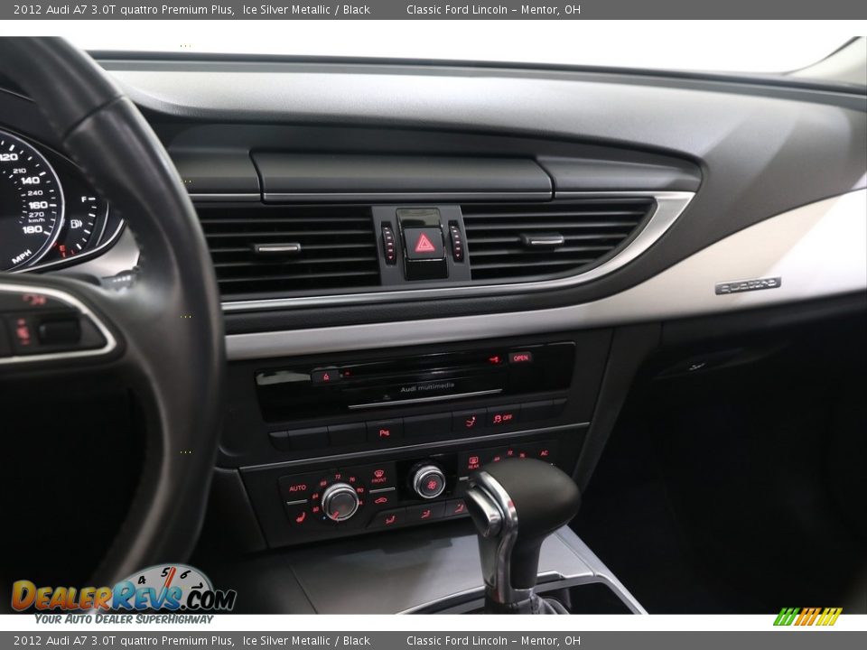 2012 Audi A7 3.0T quattro Premium Plus Ice Silver Metallic / Black Photo #10