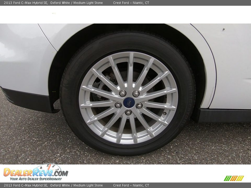 2013 Ford C-Max Hybrid SE Oxford White / Medium Light Stone Photo #21