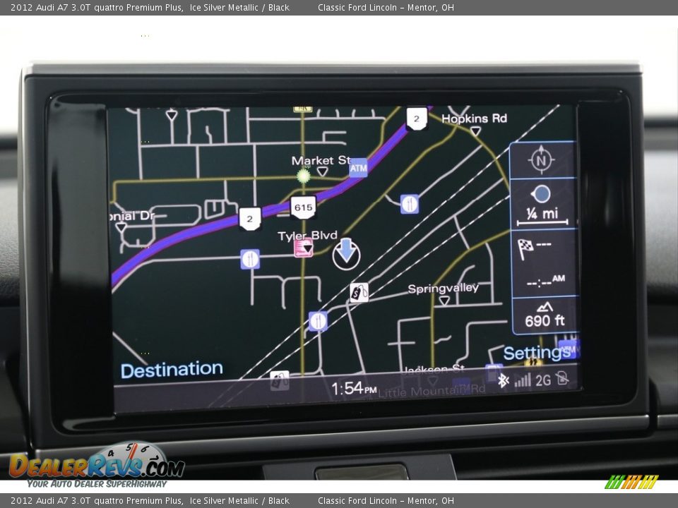 2012 Audi A7 3.0T quattro Premium Plus Ice Silver Metallic / Black Photo #12