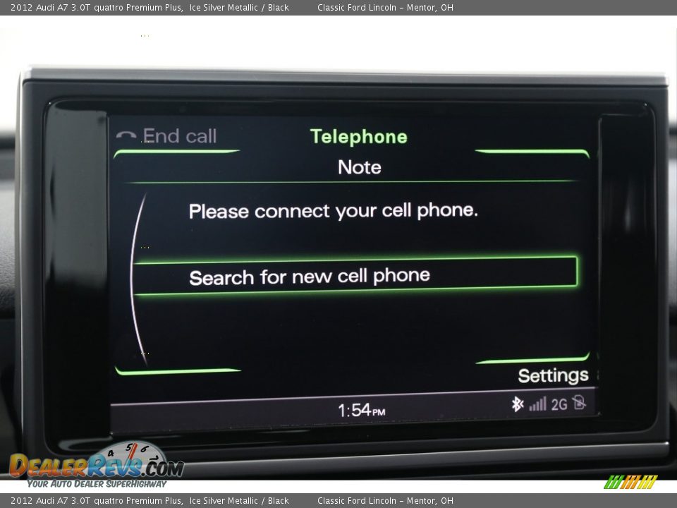 2012 Audi A7 3.0T quattro Premium Plus Ice Silver Metallic / Black Photo #13