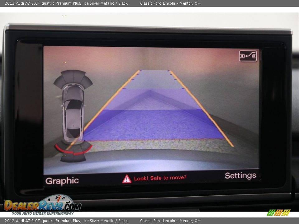 2012 Audi A7 3.0T quattro Premium Plus Ice Silver Metallic / Black Photo #16