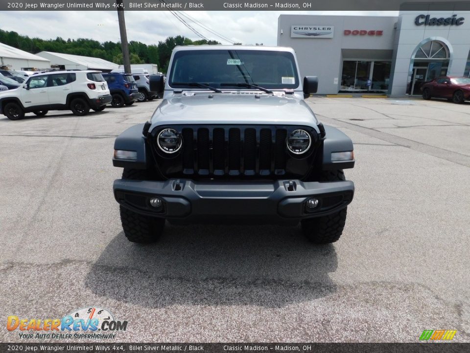 2020 Jeep Wrangler Unlimited Willys 4x4 Billet Silver Metallic / Black Photo #3